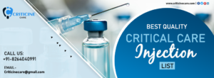 Critical Care Injection List