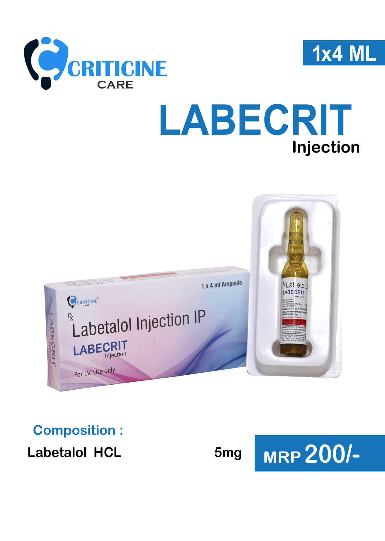 Labetalol Injection Manufacturer