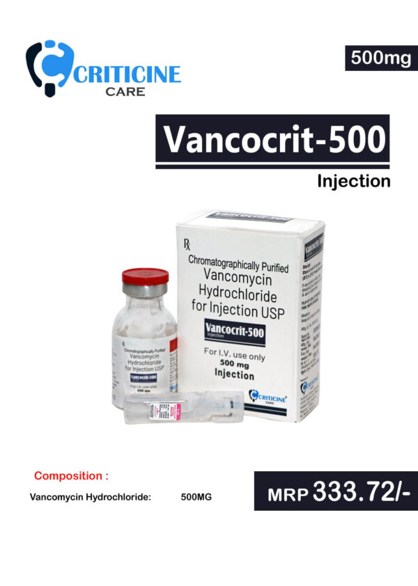 Vancomycin Hydrochloride 500MG Injection