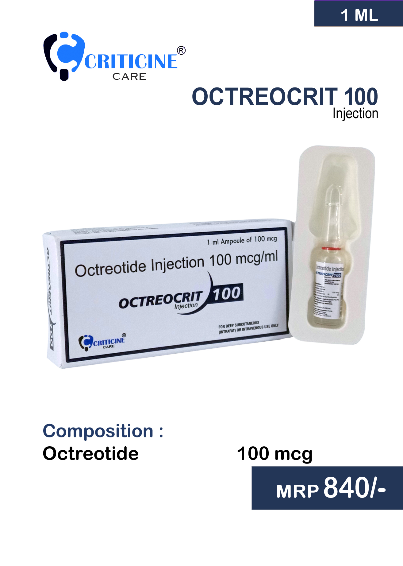 Octreotide injection 100mcg/ml
